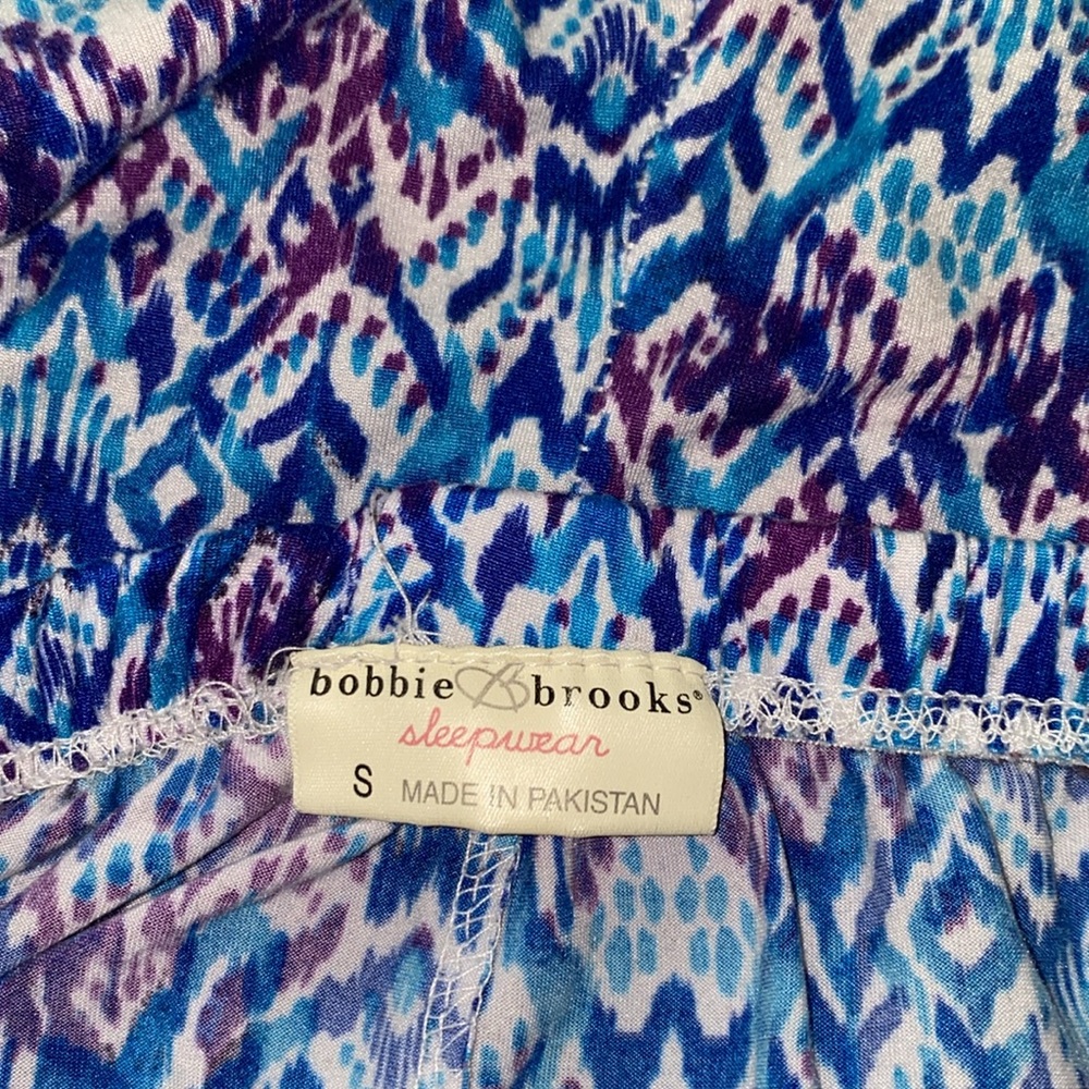 Blue Patterned Pants - Picture 3 of 3